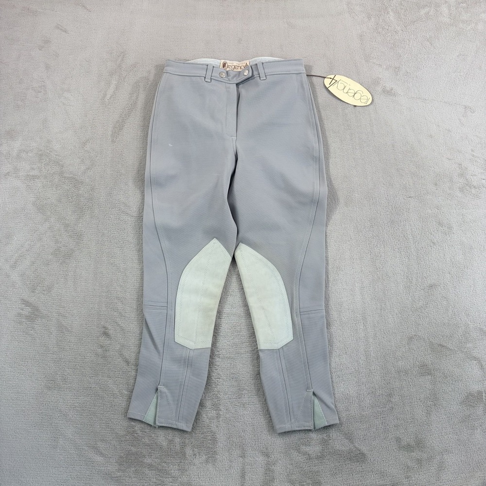 VTG Regency 4 Breeches Ladies 28 Riding Pants Suede Knee‎ Patch Equestrian USA